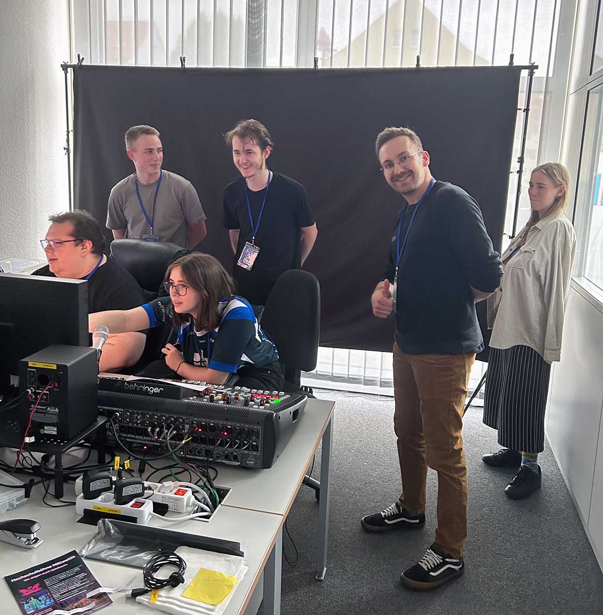 Domenic beim Esports Team an der HSMW