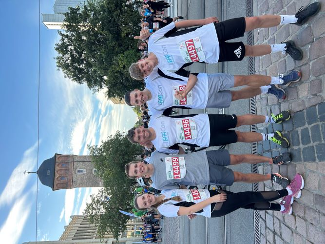 Team EffiCon beim Chemnitzer Firmenlauf