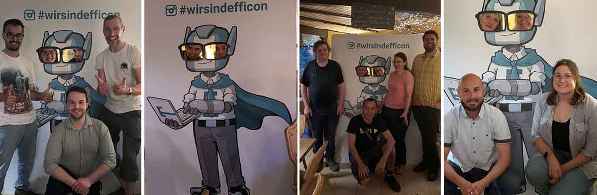 EffiCon Sommerfest in Dresden Mitarbeiter