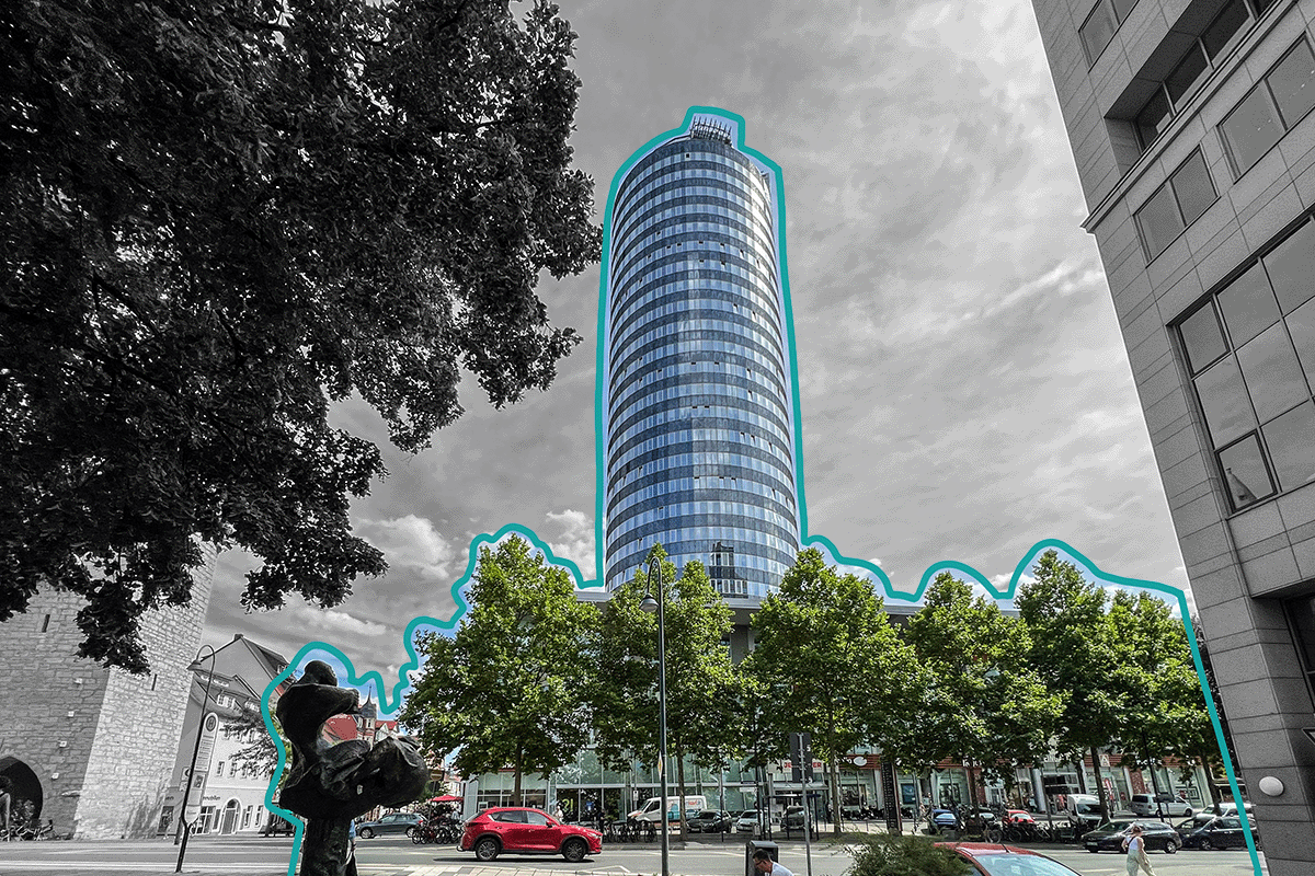 Unsere EffiCon Niederlassung im JenTower in Jena